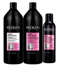 Kit Redken Acidic Color Gloss Sh gde + Cond gde + Tramento