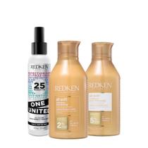 Kit Redken All Soft One United Duo Leave-in (3 produtos) Kit Redken All Soft One United Duo Leave-in (3 produtos)