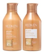Kit Redken All Soft Shampoo 300ml+ Condicionador 300ml Kit Redken All Soft Shampoo 300ml+ Condicionador 300ml