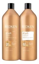 Kit Redken All Soft Shampoo + Condicionador 1L Kit Redken All Soft Shampoo + Condicionador 1L