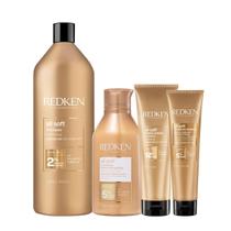 Kit Redken All Soft Shampoo Condicionador Máscara e Leave-in (4 produtos)