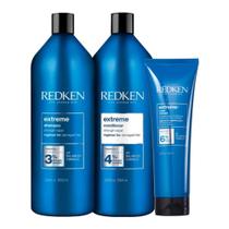 Kit redken extreme shampoo 1l + condicionador 1l + mascara 250gr