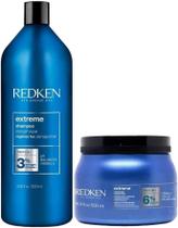 Kit Redken Extreme Shampoo 1L e Máscara 500ml Kit Redken Extreme Shampoo 1L e Máscara 500ml