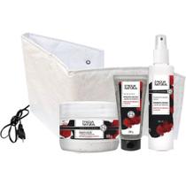 Kit redutor corporal pimenta negra 300g cinta eletrica 110v