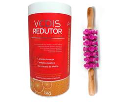 Kit Redutor Medidas Nicotinato Vedis Massagem Modeladora