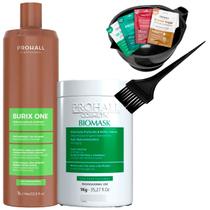 Kit Reestruturação Burix One 1L e Máscara Biomask 1k ProHall Kit Reestruturação Burix One 1L e Máscara Biomask 1k ProHall