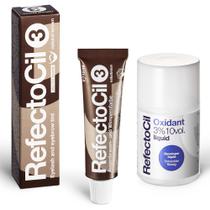 Kit Refectocil 1 Castanho Natural N.3.0 + 1 Oxidante 100Ml