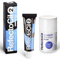 Kit Refectocil 1 Tinta Preto ulado N 2 1 Oxidante 100ml