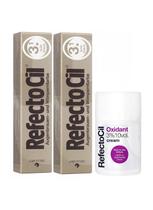 Kit Refectocil 2 Tinta + 1 Oxidante Creme N3.1 Castanho Claro