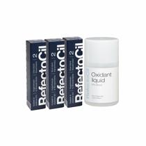 Kit Refectocil 3 Tinta + 1 Oxidante N2 Preto Azulado Kit Refectocil 3 Tinta + 1 Oxidante N2 Preto Azulado