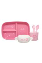 Kit Refeição 5 Peças Infantil Lilica Ripilica Little BB Kit Refeição 5 Peças Infantil Lilica Ripilica Little BB