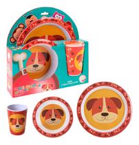 Kit Refeição Alimentação Infantil Prato Tigela Bowl Copo
