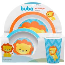 Kit Refeição Animal Fun - Leão Buba