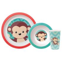 Kit Refeição Animal Fun Macaco Buba 10735