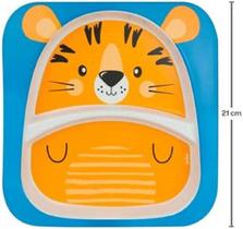 Kit Refeição Bambu - Tigre - UN / 3 Kit Refeição Bambu - Tigre - UN / 3