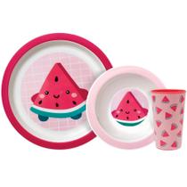 Kit refeição bebe 3 Peças Buba, Prato + Copo + bowl infantil