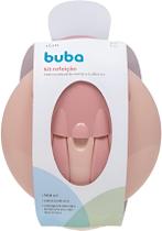 Kit Refeição Bebê Com Divisória Talheres Ventosa Tampa Buba Kit Refeição Bebê Com Divisória Talheres Ventosa Tampa Buba