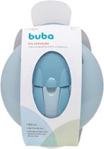 Kit Refeição Bebê Com Divisória Talheres Ventosa Tampa Buba