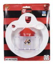 Kit Refeição Bebê do Flamengo 4 Pçs Kids Gol - Produtos Kids Gol