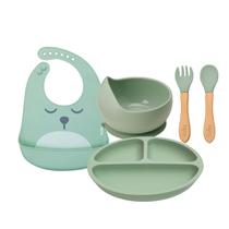 Kit Refeição Buba com Pratinho Divisória Bowl Ventosa Babador Gumy e Talher Silicone Kit Refeição Buba com Pratinho Divisória Bowl Ventosa Babador Gumy e Talher Silicone