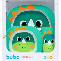 Kit refeicao bubazoo dino 3 pecas buba
