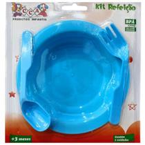 Kit Refeição com 3 peças- Prato/Talher/ CCA Kit Refeição com 3 peças- Prato/Talher/ CCA