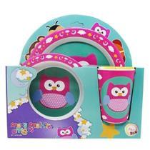 Kit Refeição Infantil 3 Peças Meus Melhores Amigos Criança - ISSAM Kit Refeição Infantil 3 Peças Meus Melhores Amigos Criança - ISSAM