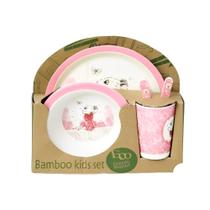 Kit Refeição Infantil 5 Peças Bambu N239547-7 Ratinha Quanhe Kit Refeição Infantil 5 Peças Bambu N239547-7 Ratinha Quanhe