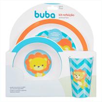 Kit refeição infantil buba copo e pratos