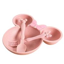 Kit Refeição Infantil com Divisória, Talher e Garfo Kit Refeição Infantil com Divisória, Talher e Garfo