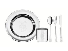 Kit Refeição Infantil Tramontina Baby Friends 5 Peças Animais