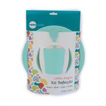 Kit Refeição Infantil Vem Verde Tendência Linha Alegria