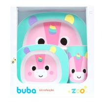 Kit Refeição Introdução Alimentar Buba Zoo Unicórnio
