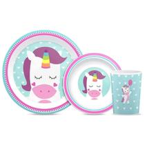Kit Refeição Unicórnio 3 Pçs Buba - 10737