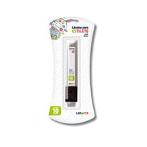 kit Refil 10 Laminas de Estilete Largo 18mm LeoArte Premium