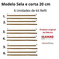 Kit Refil 20cm Manutenção 6 Unidades Modelo Sela e Corta Kit Refil 20cm Manutenção 6 Unidades Modelo Sela e Corta