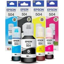 Kit Refil 4 Tintas T504 Epson Original