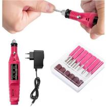 Kit Refil 6 Lixas + 6 Brocas Lixa Elétrica Lixadeiras