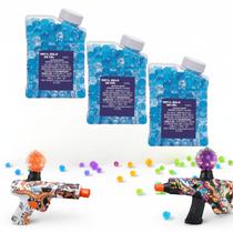 Kit Refil Bola de Gel 1.500un Para Arma Gel Ball Munição Refil