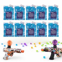 Kit Refil Bola de Gel 10.000un Para Arma Gel Ball Munição Refil