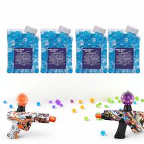 Kit Refil Bola de Gel 2.000un Para Arma Gel Ball Munição Refil