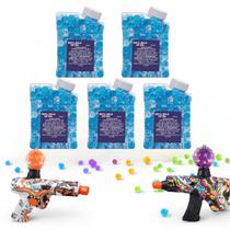 Kit Refil Bola de Gel 2.500un Para Arma Gel Ball Munição Refil