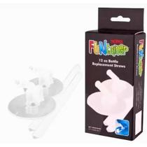 Kit Refil Canudo + Bico de silicone para garrafas F401 c/ 2 unidades - Thermos Funtainer Macio e Flexível