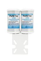Kit Refil Carvão Ativado PureTec CT0 e Suporte Branco Kit Refil Carvão Ativado PureTec CT0 e Suporte Branco