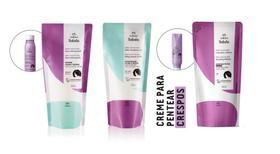 kit Refil crespos tododia Natura shampoo condicionador creme de pentear