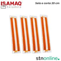 Kit Refil de 20cm para Manutenção com 4 Unidades Modelo Sela e Corta para Seladoras Pedal e Manual Isamaq Kit Refil de 20cm para Manutenção com 4 Unidades Modelo Sela e Corta para Seladoras Pedal e Manual Isamaq