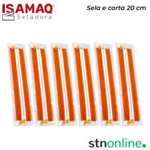 Kit Refil de 20cm para Manutenção com 6 Unidades Modelo Sela e Corta para Seladoras Pedal e Manual Isamaq