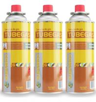 Kit Refil De Gas Campgas Para Fogareiros E Macaricos Nautika 3 Unidades