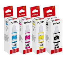Kit Refil de Tinta Gi-190 4 Cores- Canon Pixma