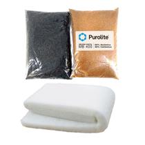 Kit Refil Deionizador 2 Estágios Carvão Perlon Resina MB400